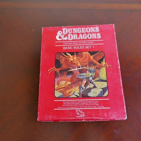 tsr Toys Rare 983 Dungeons Dragons Set 1 Basic Rules 111 Tsr Poshmark